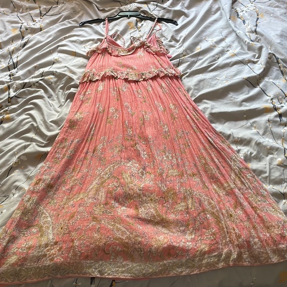 Spell and the gypsy midi maxi strappy Hendrix lurex sun dress ruffle boho - Picture 13 of 16